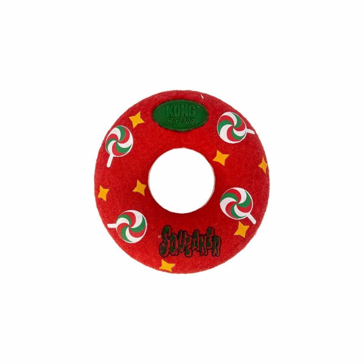 Kong Holiday Airdog squeaker Donut M i gruppen HJEM, HUS & HAVE / Tilbehør til dyr / Hund hos TP E-commerce Nordic AB (D03909)