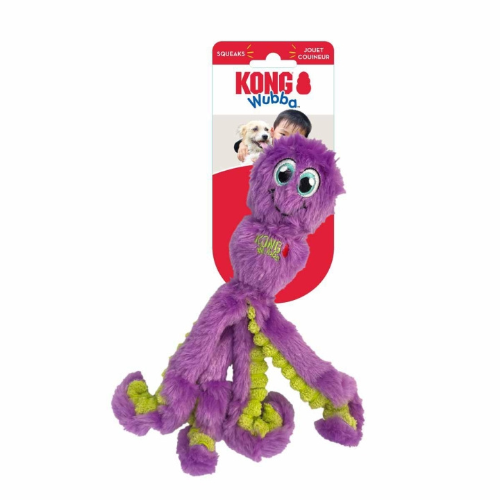 Kong Wubba Blæksprutte Mix S 23x10x5cm i gruppen HJEM, HUS & HAVE / Tilbehør til dyr / Hund hos TP E-commerce Nordic AB (D03932)