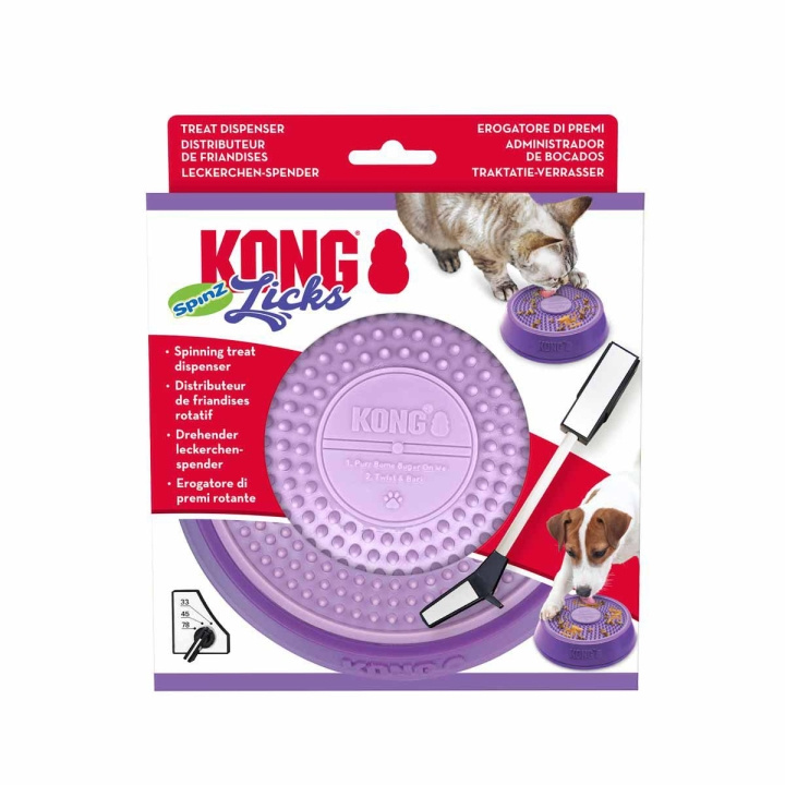 Kong Licks Spinz S 15x15x4cm i gruppen HJEM, HUS & HAVE / Tilbehør til dyr / Hund hos TP E-commerce Nordic AB (D03940)