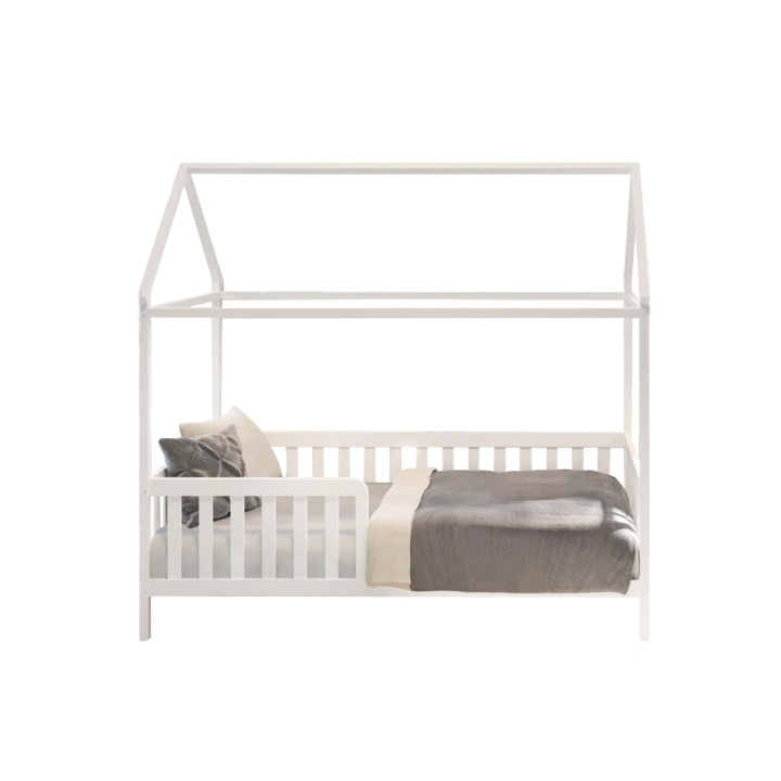 Babytrold House Juniorseng m. tag 80 x 160 cm - Hvid i gruppen LEGETØJ, BØRN & BABY / Børneværelse / Børnesenge hos TP E-commerce Nordic AB (D03969)