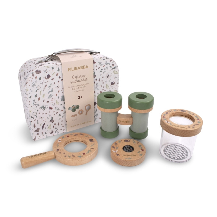 Filibabba Kuffertsæt til opdagelsesrejsende - Little Wonders - (FI-03371) i gruppen LEGETØJ, BØRN & BABY / Babyleg (0-3 år) / Aktivitetslegetøj hos TP E-commerce Nordic AB (D04135)