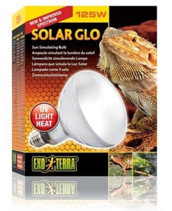 Exoterra Solar Glo 125W Uva/Uvb Varme og sollys E27 - (220.1820) i gruppen HJEM, HUS & HAVE / Tilbehør til dyr / Tilbehør til terrarier hos TP E-commerce Nordic AB (D04184)