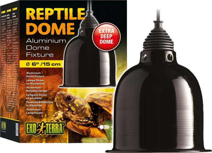 Exoterra Reptilkuppel Lille Ø15Cm Max 75W - (220.7076) i gruppen HJEM, HUS & HAVE / Tilbehør til dyr / Tilbehør til terrarier hos TP E-commerce Nordic AB (D04185)