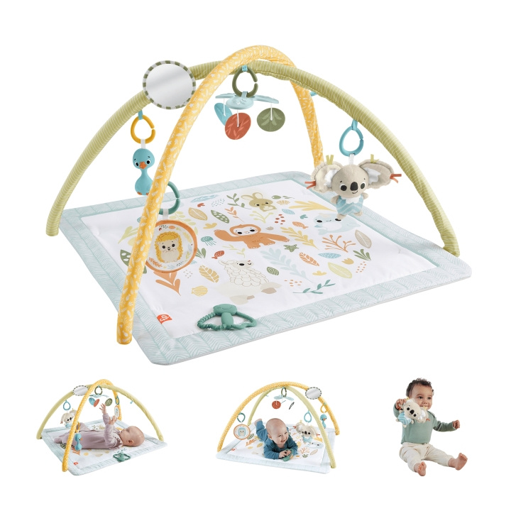 Fisher-Price Fisher Price Newborn - Simply Senses Gym til nyfødte (HRB15) i gruppen LEGETØJ, BØRN & BABY / Babyleg (0-3 år) / Aktivitetslegetøj hos TP E-commerce Nordic AB (D04186)