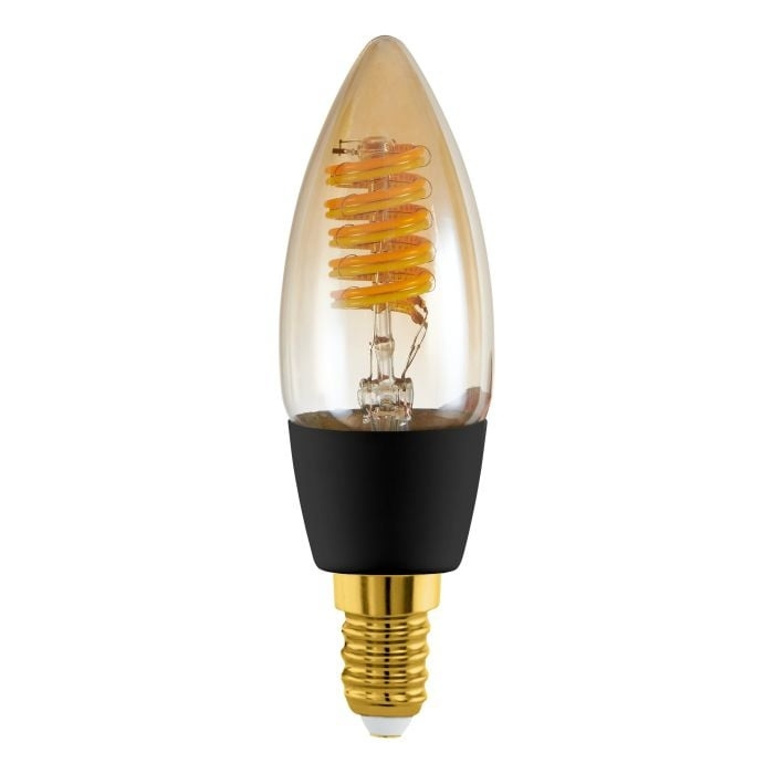 Eglo E14 C35 spiral, rav - TW - Zigbee, Bluetooth i gruppen HJEMMEELEKTRONIK / Lys / LED lamper hos TP E-commerce Nordic AB (D04234)