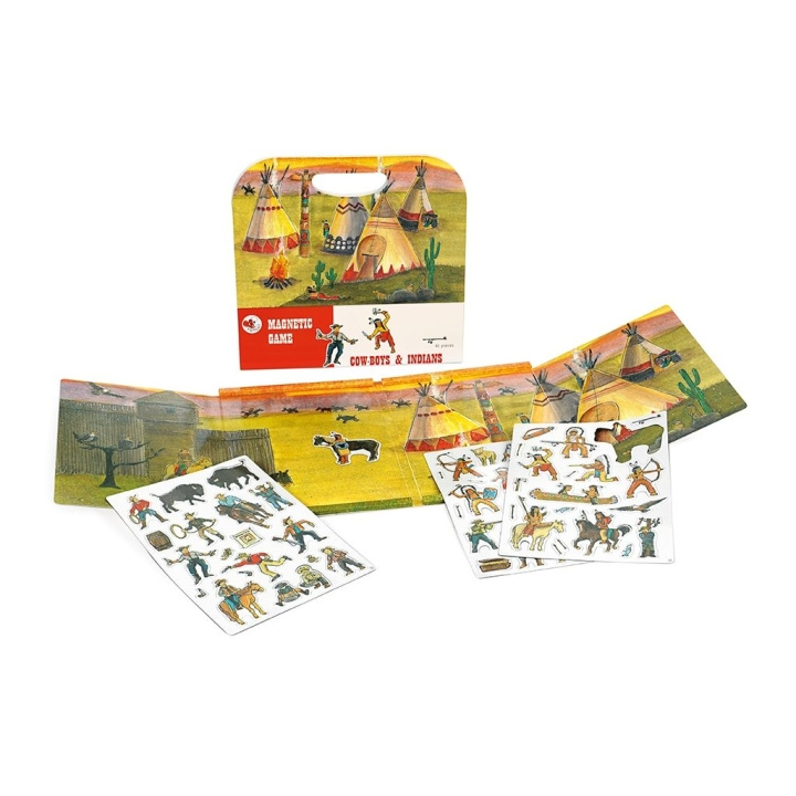 Egmont Toys Magnetisk spil cowboy og indianer - (630663) i gruppen LEGETØJ, BØRN & BABY / Spil / Brætspil hos TP E-commerce Nordic AB (D04321)