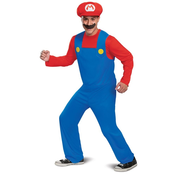 Disguise Kostume til voksne - Mario (108459D) i gruppen SPORT, FRITID & HOBBY / Sjove gadgets / Sjove gadgets hos TP E-commerce Nordic AB (D04384)