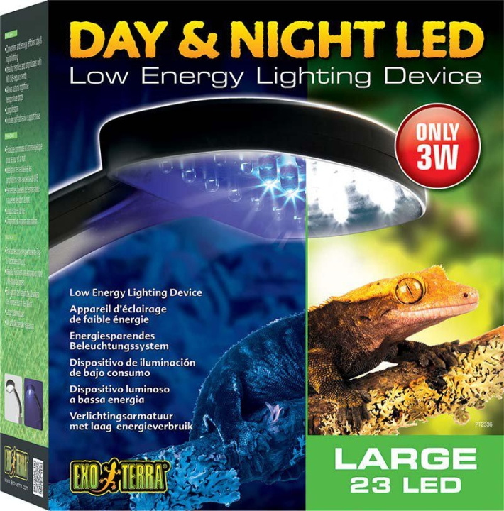 Exoterra Day & Night Led 3W 22 White/2 Blue Led - (205.2906) i gruppen HJEM, HUS & HAVE / Tilbehør til dyr / Tilbehør til terrarier hos TP E-commerce Nordic AB (D04385)