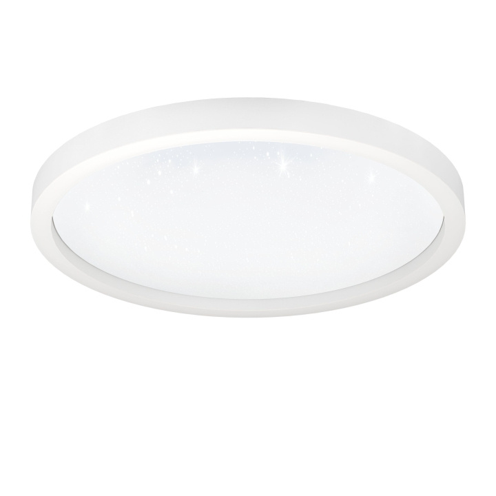 Eglo Montemorelos-Z loftslampe hvid m/krystaleffekt Ø57 - RGB + TW - Zigbee, Bluetooth i gruppen HJEMMEELEKTRONIK / Lys / Loftslamper hos TP E-commerce Nordic AB (D04510)