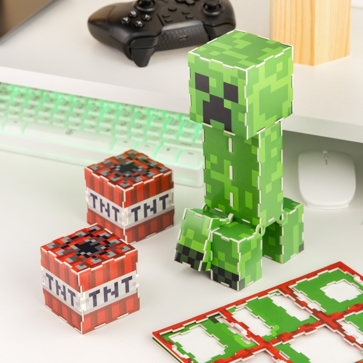 Paladone Minecraft Creeper-byggesæt i gruppen SPORT, FRITID & HOBBY / Sjove gadgets / Sjove gadgets hos TP E-commerce Nordic AB (D04613)