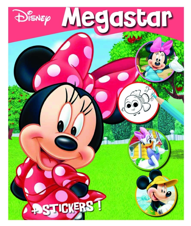 Disney Megastjerne malebog - Minnie Mouse i gruppen SPORT, FRITID & HOBBY / Hobby / Mal & Tegn hos TP E-commerce Nordic AB (D04666)