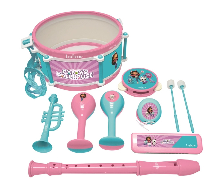 Gabby\'s Dollhouse Musiksæt 7 stk (89019) i gruppen LEGETØJ, BØRN & BABY / Musik, sang og billede / Instrumenter hos TP E-commerce Nordic AB (D04706)