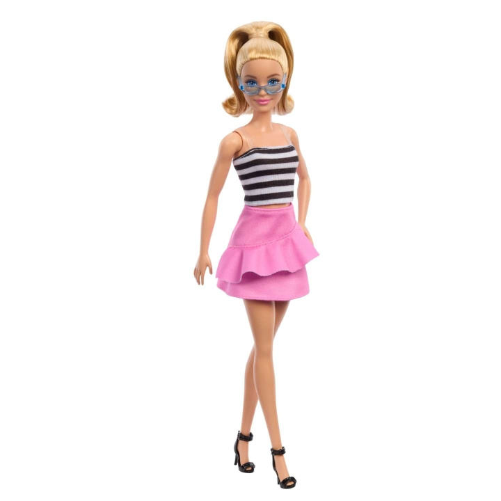 Barbie Fashionista dukke - sort og hvid (HRH11) i gruppen LEGETØJ, BØRN & BABY / Legetøj / Docks og tilbehør hos TP E-commerce Nordic AB (D04712)