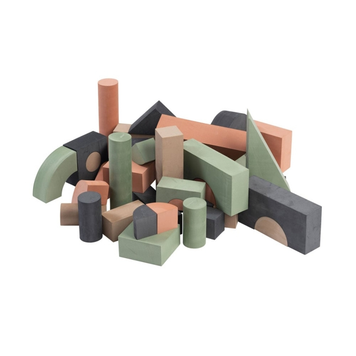 Babytrold Foam building blocks - Antracit (5704211720850) i gruppen LEGETØJ, BØRN & BABY / Legetøj / Bygge legesager / Klodser hos TP E-commerce Nordic AB (D04827)