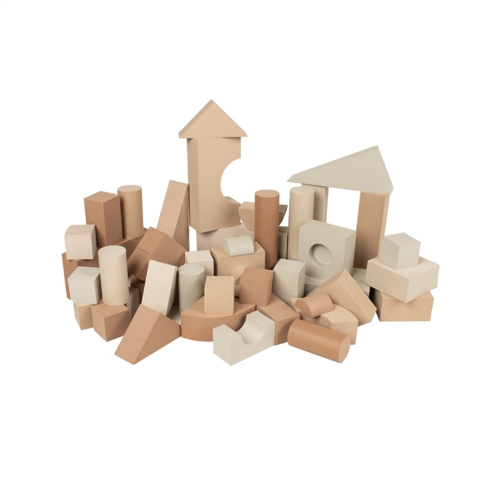 Babytrold Foam building blocks - Sand (18-49SA) i gruppen LEGETØJ, BØRN & BABY / Legetøj / Bygge legesager / Klodser hos TP E-commerce Nordic AB (D04828)