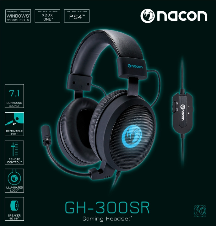 NACON Stereo GH 300SR i gruppen COMPUTERTILBEHØR / GAMING / Headset hos TP E-commerce Nordic AB (D04835)