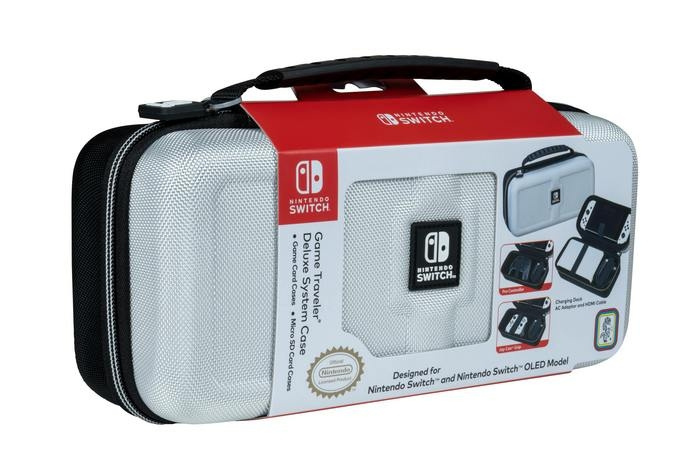 NACON Case Deluxe Rejsetaske Hvid (Oled) /Nintendo Switch i gruppen HJEMMEELEKTRONIK / Spilkonsoller og tilbehør / Nintendo Switch / Tilbehør hos TP E-commerce Nordic AB (D04853)