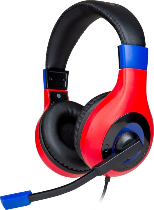 NACON Stereo Gaming Headset V1 Dark Red/Dark Blue Switch i gruppen COMPUTERTILBEHØR / GAMING / Headset hos TP E-commerce Nordic AB (D04896)