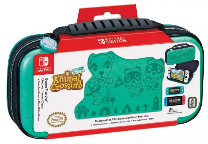 NACON Switch rejsetaske Animal Crossing Switch Lite/Switch OLED i gruppen HJEMMEELEKTRONIK / Spilkonsoller og tilbehør / Nintendo Switch Lite hos TP E-commerce Nordic AB (D04898)