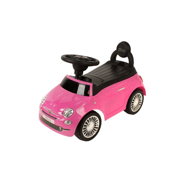 Babytrold Fiat 500 - Ride-on bil - pink (20-42FI-P) i gruppen LEGETØJ, BØRN & BABY / Legetøj / Gåbiler hos TP E-commerce Nordic AB (D04915)