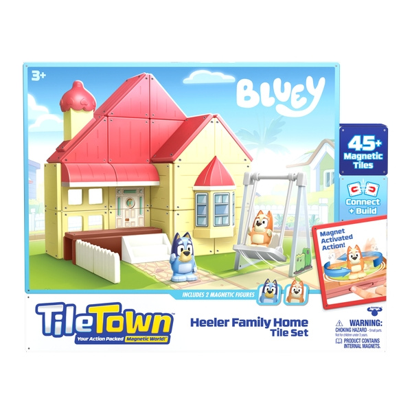 Bluey Tile Town - Bluey Heeler House (90304) i gruppen LEGETØJ, BØRN & BABY / Legetøj / Bygge legesager / Klodser hos TP E-commerce Nordic AB (D05000)