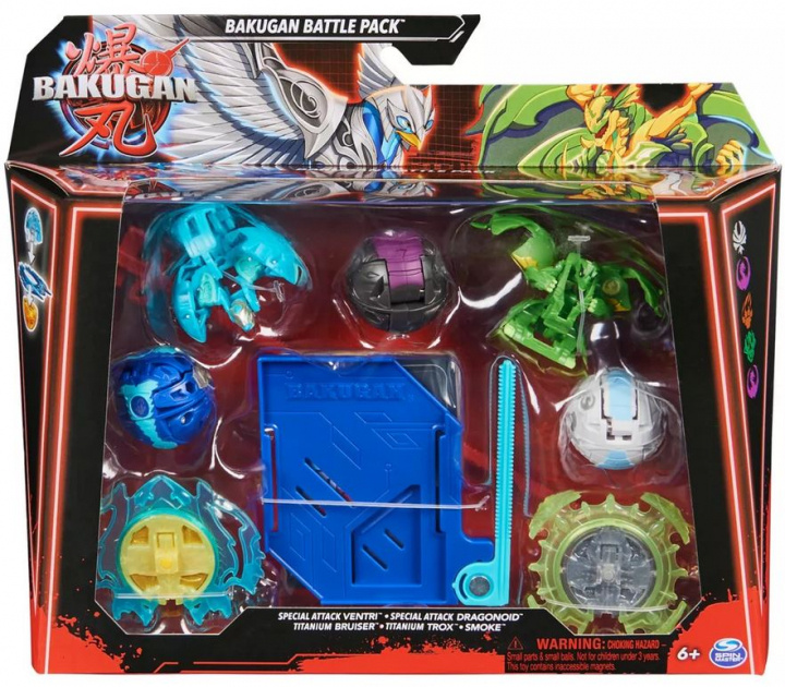 Bakugan 3.0 Battle Pack - Ventri og Dragonoid i gruppen LEGETØJ, BØRN & BABY / Legetøj / Figurer, miniaturer og tilbehør hos TP E-commerce Nordic AB (D05039)