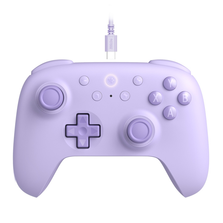 8Bitdo Ultimate 2C Wired Pad Lilla i gruppen COMPUTERTILBEHØR / GAMING / Gaming tilbehør hos TP E-commerce Nordic AB (D05115)