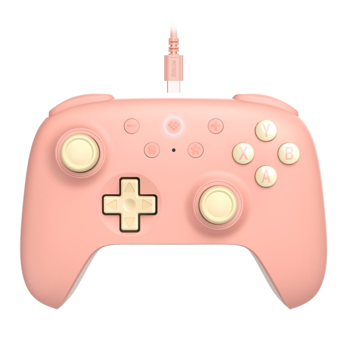 8Bitdo Ultimate 2C Wired Pad Peach i gruppen COMPUTERTILBEHØR / GAMING / Gaming tilbehør hos TP E-commerce Nordic AB (D05118)