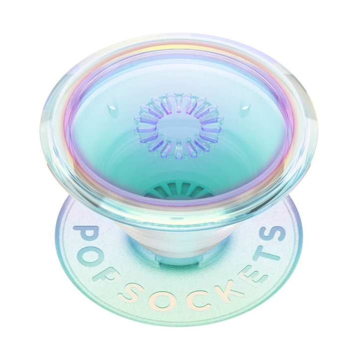 PopSockets PopGrip Original Clear Iridescent i gruppen SMARTPHONES & TABLETS / Øvrigt tilbehør / Popsockets hos TP E-commerce Nordic AB (D05317)