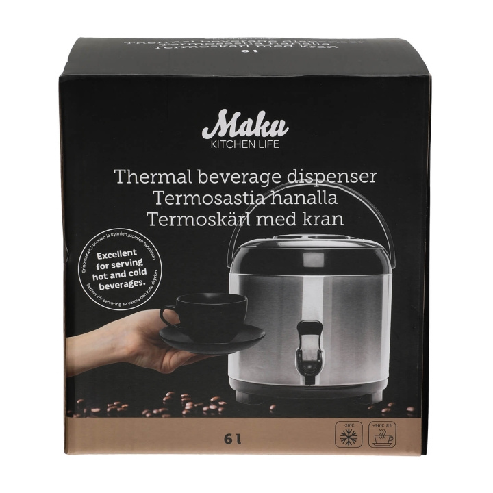 Maku Thermal Beverage Dispenser 6 L i gruppen HJEM, HUS & HAVE / Køkkenredskaber / Øvrige køkkenredskaber hos TP E-commerce Nordic AB (D05405)