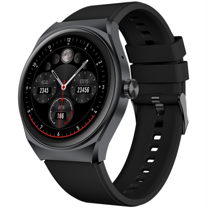 Celly Trainerhalo Smartwatch med rund urtavla Svart i gruppen SPORT, FRITID & HOBBY / Smartwatch & Aktivitetsmåler / Smartwatches hos TP E-commerce Nordic AB (D05523)