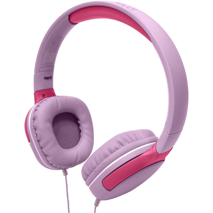 Celly KidsBeat 2 Hörlurar volymbegränsade max 85dB 3,5mm-kontakt Rosa i gruppen HJEMMEELEKTRONIK / Lyd & billede / Hovedtelefoner & Tilbehør / Hovedtelefoner hos TP E-commerce Nordic AB (D05528)