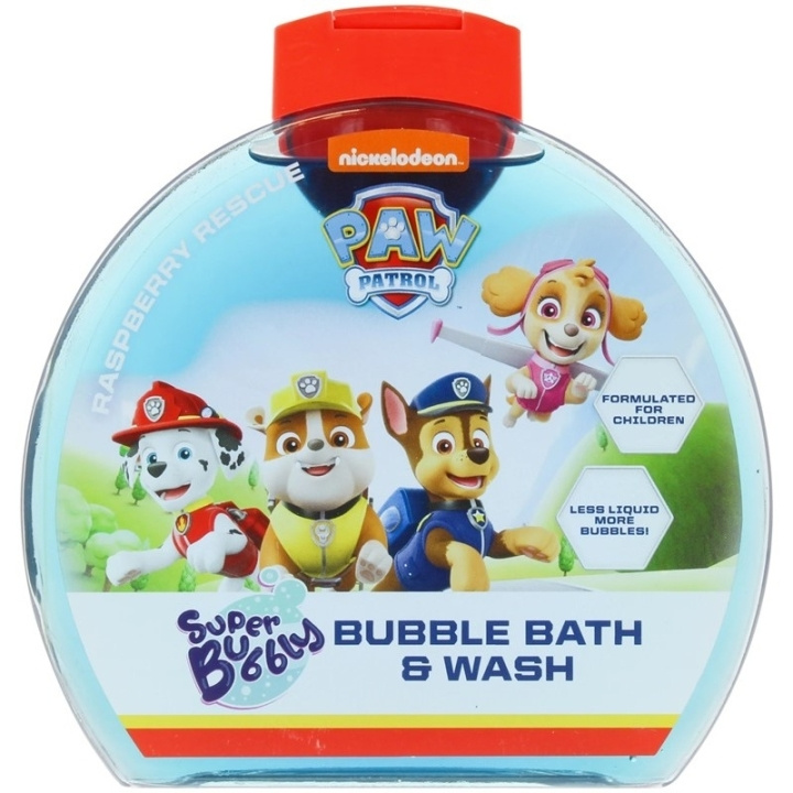 Paw Patrol Super Bubbly Bubble Bath & Wash 300ml i gruppen SKØNHED & HELSE / Hudpleje / Kropspleje / Bad & brusecreme hos TP E-commerce Nordic AB (D05596)