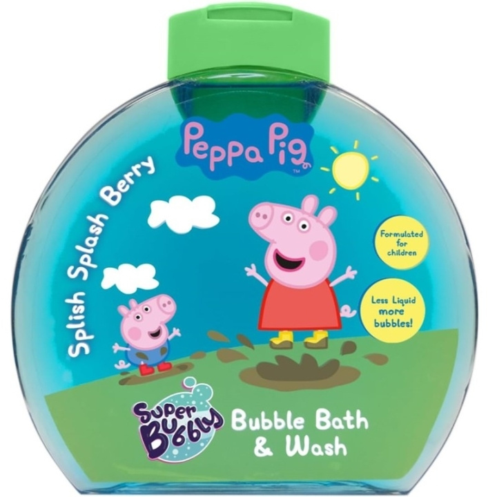 Peppa Pig Super Bubbly Bubble Bath & Wash 300ml i gruppen SKØNHED & HELSE / Hudpleje / Kropspleje / Bad & brusecreme hos TP E-commerce Nordic AB (D05599)