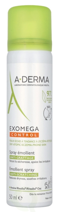 A-Derma Exomega Control Emollient Spray 50 ml i gruppen SKØNHED & HELSE / Hudpleje / Kropspleje / Body lotion hos TP E-commerce Nordic AB (D05636)