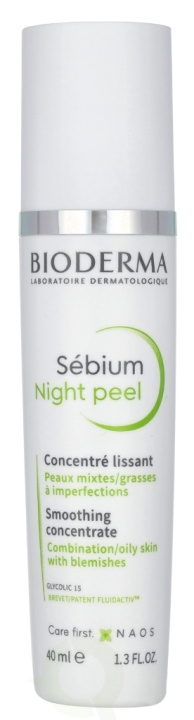 Bioderma Sebium Night Peel 40 ml i gruppen SKØNHED & HELSE / Hudpleje / Ansigt / Scrub / Peeling hos TP E-commerce Nordic AB (D05637)