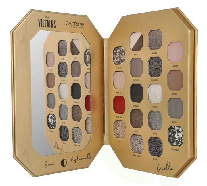 Catrice Disney Villains Cruella Palette Limited Edition 18 g #020 Fashion Above All i gruppen SKØNHED & HELSE / Makeup / Værktøj & Makeup sæt / Makeup palette hos TP E-commerce Nordic AB (D05795)