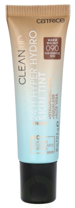 Catrice Clean ID 24H Hyper Hydro Skin Tint 30 ml #090 Warm Walnut i gruppen SKØNHED & HELSE / Hudpleje / Ansigt / Tinted Moisturizer hos TP E-commerce Nordic AB (D05808)