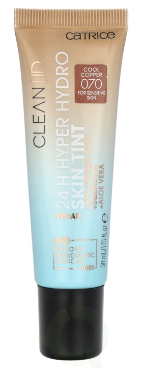 Catrice Clean ID 24H Hyper Hydro Skin Tint 30 ml #070 Cool Copper i gruppen SKØNHED & HELSE / Hudpleje / Ansigt / Tinted Moisturizer hos TP E-commerce Nordic AB (D05809)