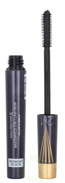 Max Factor Masterpiece 2 In 1 Lash Wow Mascara 7 ml #03 Midnight Black i gruppen SKØNHED & HELSE / Makeup / Øjne og øjenbryn / Mascara hos TP E-commerce Nordic AB (D05828)