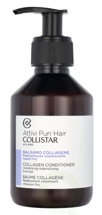 Collistar Attivi Puri Collagen Conditioner 200 ml i gruppen SKØNHED & HELSE / Hår og styling / Hårpleje / Balsam hos TP E-commerce Nordic AB (D06048)