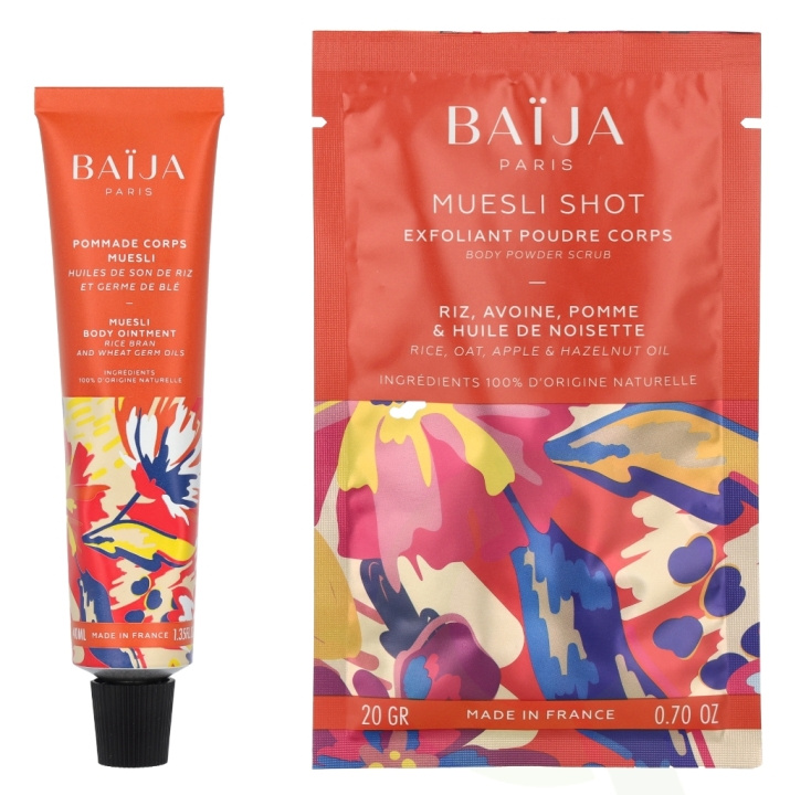 Baija Paris Baija My Muesli Body Set 60 g Body Ointment 40ml/Exfoliating Powder 20gr i gruppen SKØNHED & HELSE / Hudpleje / Kropspleje / Body lotion hos TP E-commerce Nordic AB (D06091)