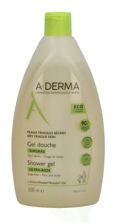 A-Derma Ultra-Rich Shower Gel 500 ml i gruppen SKØNHED & HELSE / Hår og styling / Hårpleje / Shampoo hos TP E-commerce Nordic AB (D06124)