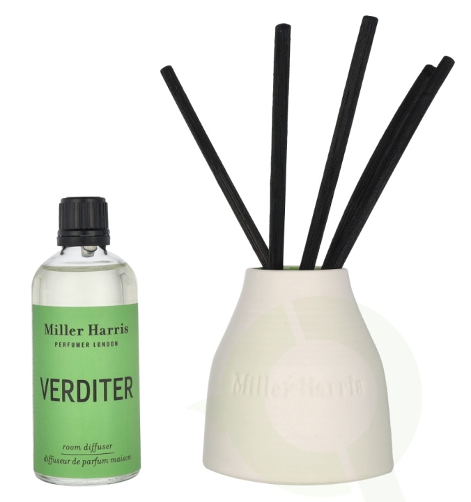 Miller Harris Verditer Room Diffuser 100 ml i gruppen SKØNHED & HELSE / Duft & Parfume / Øvrig duft / Duftspreder hos TP E-commerce Nordic AB (D06196)