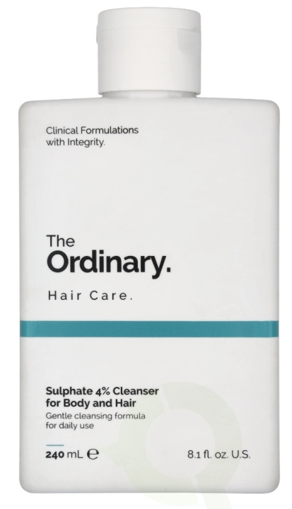 The Ordinary Sulphate 4% Hair Care Cleanser For Hair And Body 240 ml i gruppen SKØNHED & HELSE / Hår og styling / Hårpleje / Shampoo hos TP E-commerce Nordic AB (D06237)