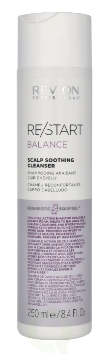 Revlon Re/Start Balance Scalp Soothing Cleanser Shampoo 250 ml i gruppen SKØNHED & HELSE / Hår og styling / Hårpleje / Shampoo hos TP E-commerce Nordic AB (D06250)