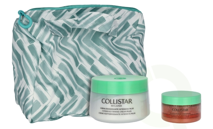 Collistar Body Routine Intensive Firming Set 550 ml Cream Plus 400ml/Firming Thalasso-Scrub 150 ml/Travel bag i gruppen SKØNHED & HELSE / Hudpleje / Ansigt / Ansigtscreme hos TP E-commerce Nordic AB (D06295)