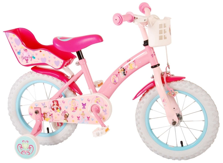 Volare Børnecykel 14 - Disney Princess (21409-CH) i gruppen LEGETØJ, BØRN & BABY / Udeleg & Sport / Cykler og scootere hos TP E-commerce Nordic AB (D06353)