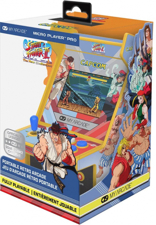 My Arcade SUPER STREET FIGHTER II MICRO PLAYER PRO i gruppen HJEMMEELEKTRONIK / Spilkonsoller og tilbehør / Øvrige spil hos TP E-commerce Nordic AB (D06403)