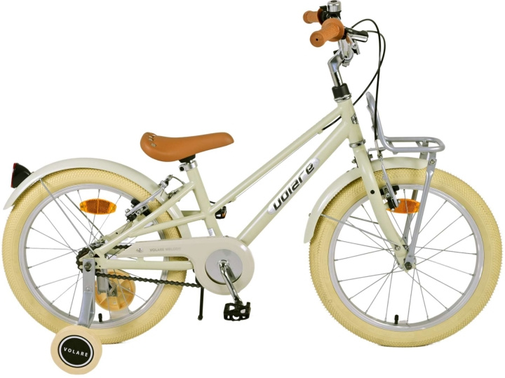 Volare Børnecykel 18 - Melody Satin Sand (21871) i gruppen LEGETØJ, BØRN & BABY / Udeleg & Sport / Cykler og scootere hos TP E-commerce Nordic AB (D06422)